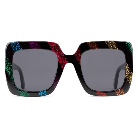 gucci glitter rainbow glasses|buy gucci eyeglasses online.